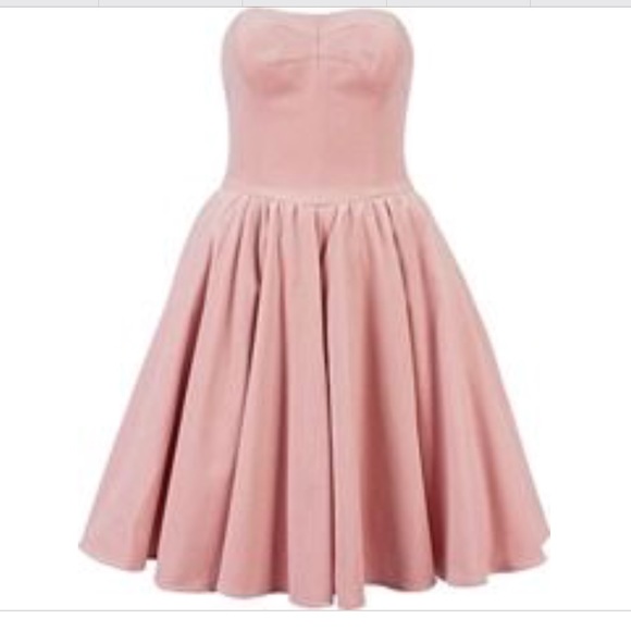 ted baker strapless dress